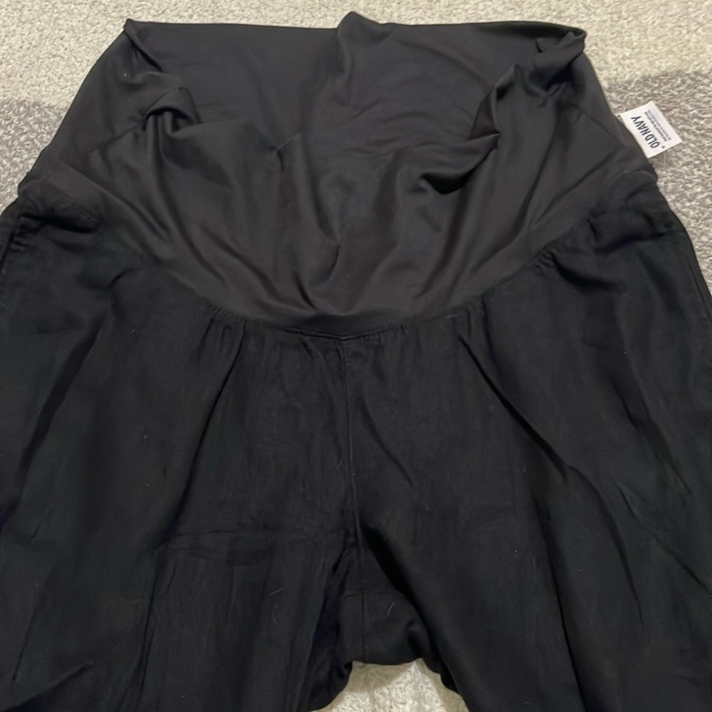 NWT- Old Navy Maternity - XL. Linen Blend Pant - Picture 4 of 7